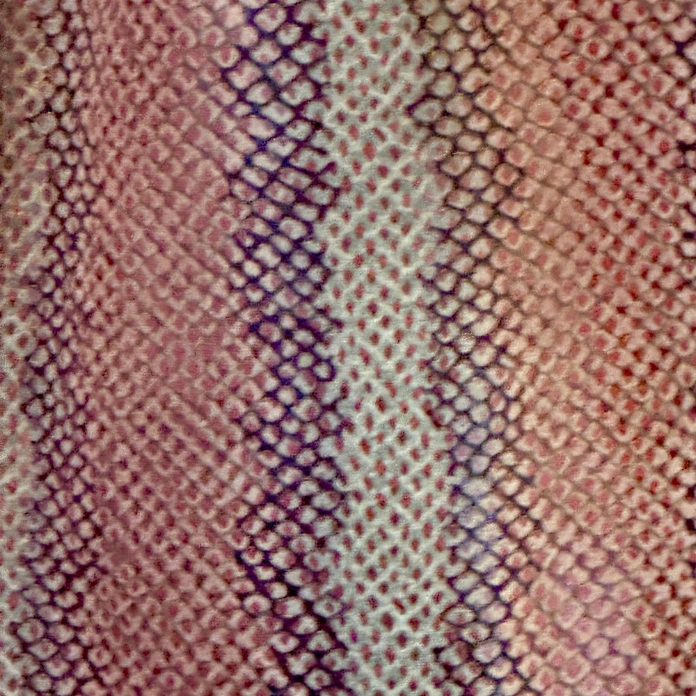 Solitaire Blush Snake Pattern Leather-Style Jacket - image 2